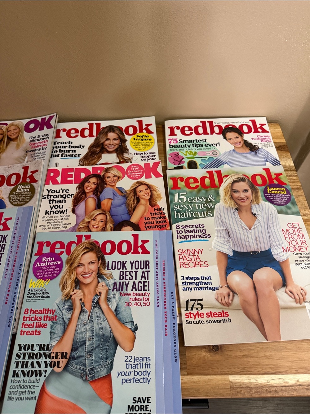 Redbook Magazine Lot - Mixed Covers (Red, White, Blue) - Picture 3 of 3